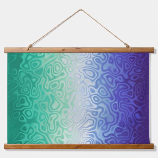 Trippy Ripply Funky Boho MLM Mannen die van Mannen Hangend Wandkleed (Voorkant)