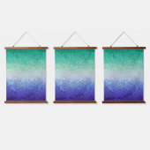 Trippy Ripply Funky Boho MLM Mannen die van Mannen Hangend Wandkleed (Driedubbel)