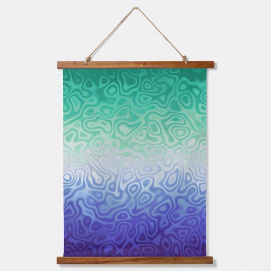 Trippy Ripply Funky Boho MLM Mannen die van Mannen Hangend Wandkleed (Voorkant)