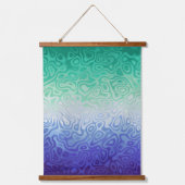 Trippy Ripply Funky Boho MLM Mannen die van Mannen Hangend Wandkleed (Voorkant 2)