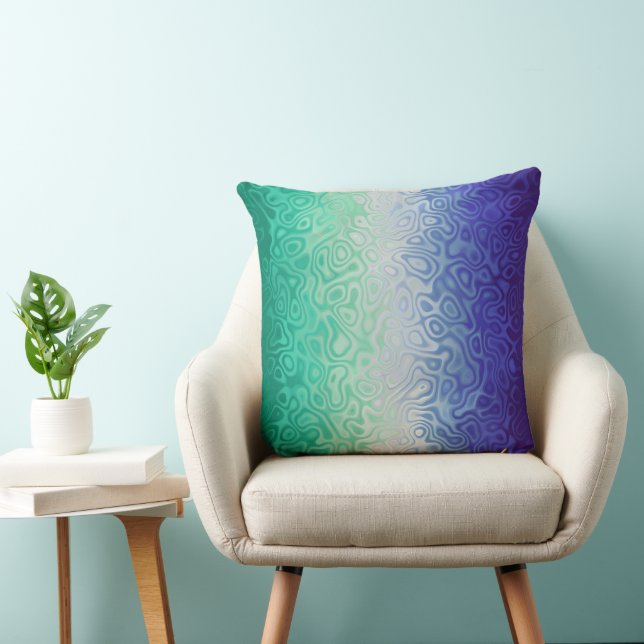 Trippy Ripply Funky Boho MLM Mannen die van Mannen Kussen (Stoel)