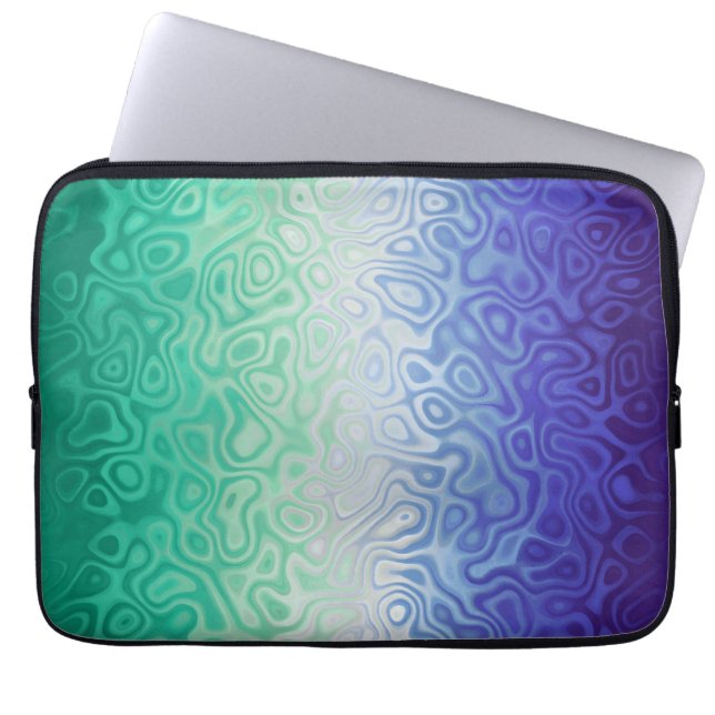 Trippy Ripply Funky Boho MLM Mannen die van Mannen Laptop Sleeve (Voorkant)