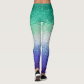 Trippy Ripply Funky Boho MLM Mannen Die Van Mannen Leggings (Achterkant)
