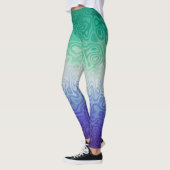 Trippy Ripply Funky Boho MLM Mannen Die Van Mannen Leggings (Links)