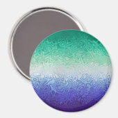 Trippy Ripply Funky Boho MLM Mannen Die Van Mannen Magneet (Voorkant / Achterkant)