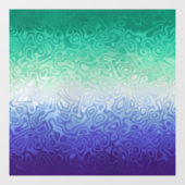 Trippy Ripply Funky Boho MLM Mannen die van Mannen Raamsticker (Vel)