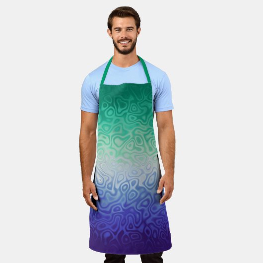 Trippy Ripply Funky Boho MLM Mannen Die Van Mannen Schort (Gedragen)