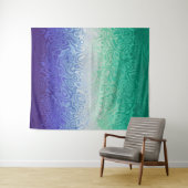 Trippy Ripply Funky Boho MLM Mannen die van Mannen Wandkleed (In Situ (horizontaal))