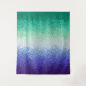 Trippy Ripply Funky Boho MLM Mannen die van Mannen Wandkleed (Voorkant)