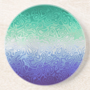 Trippy Ripply Funky Boho MLM Mannen die van Mannen Zandsteen Onderzetter