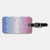 Trippy Ripply Groovy Excentrieke Bigender Pride Vl Bagagelabel (Voorkant horizontaal)