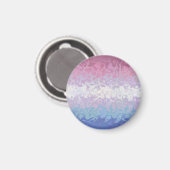 Trippy Ripply Groovy Excentrieke Bigender Pride Vl Magneet (Voorkant / Achterkant)