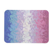 Trippy Ripply Groovy Excentrieke Bigender Pride Vl Magneet (Horizontaal)