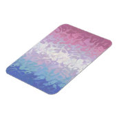 Trippy Ripply Groovy Excentrieke Bigender Pride Vl Magneet (Linkerzijde)