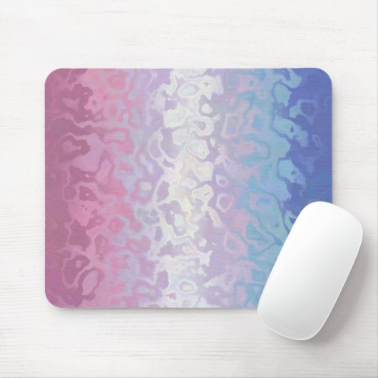 Trippy Ripply Groovy Excentrieke Bigender Pride Vl Muismat (Met muis)