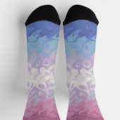Trippy Ripply Groovy Excentrieke Bigender Pride Vl Sokken (Top)