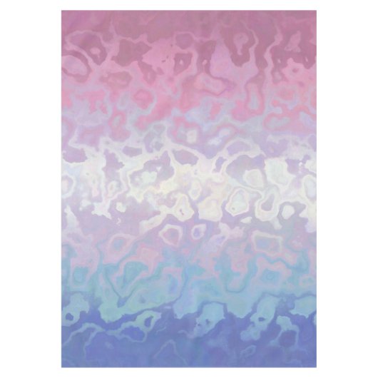 Trippy Ripply Groovy Excentrieke Bigender Pride Vl Tafelkleed (Voorkant)