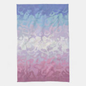 Trippy Ripply Groovy Excentrieke Bigender Pride Vl Theedoek (Verticaal)
