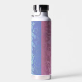 Trippy Ripply Groovy Excentrieke Bigender Pride Vl Waterfles (Rechts)