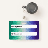 Trippy Rippy Funky Boho MLM Mannen Loving Mannen P Badge (Voorkant met intrekbare)