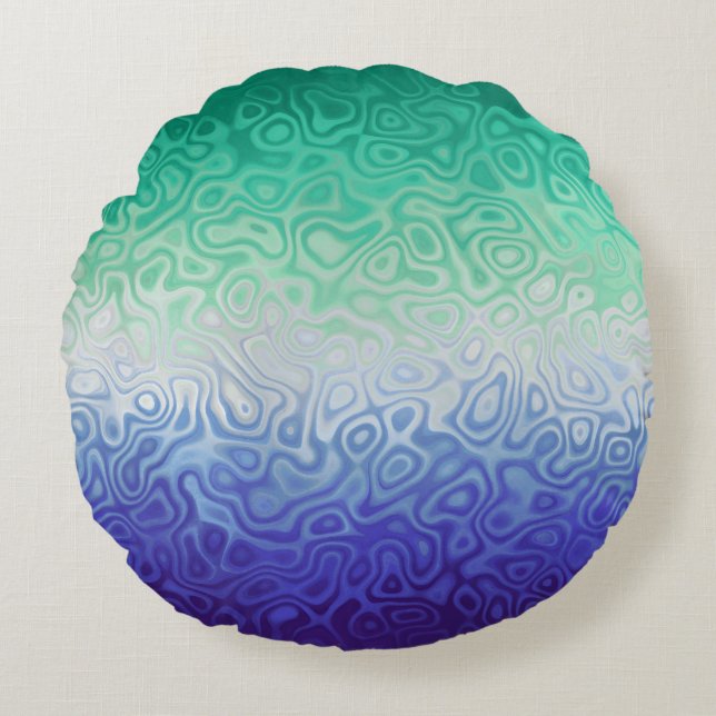 Trippy Rippy Funky Boho MLM Mannen Loving Mannen P Rond Kussen (Voorkant)