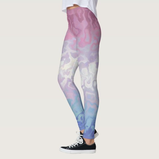 Trippy Rippy Groovy Excentrieke Bigender Pride Vla Leggings (Links)