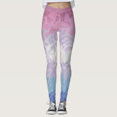 Trippy Rippy Groovy Excentrieke Bigender Pride Vla Leggings (Voorkant)