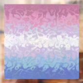 Trippy Rippy Groovy Excentrieke Bigender Pride Vla Raamsticker (Vel 2)