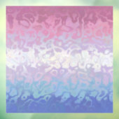 Trippy Rippy Groovy Excentrieke Bigender Pride Vla Raamsticker (Vel 3)