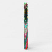 Trippy Rode, Groene en Blauwe Abstracte Groovy Kun Case-Mate iPhone Case (Achterkant/links)