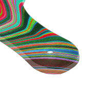 Trippy Rode, Groene en Blauwe Abstracte Groovy Kun Snijplank (Hoek)