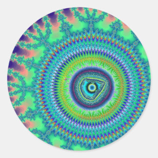 trippy ronde sticker