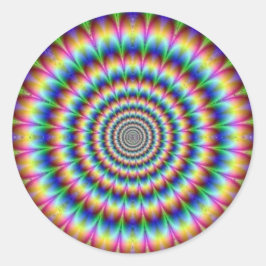 Trippy Ronde Sticker