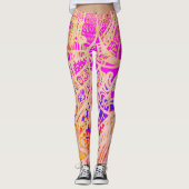 Trippy Roze Boho Leggings (Voorkant)