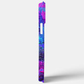 Trippy Roze en Blauwe Impressionistische Landschap Case-Mate iPhone Case (Achterkant / Rechts)