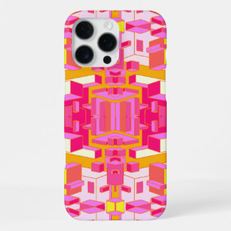 Trippy roze en Oranje telefoonhoes iPhone 16 Pro Max Hoesje