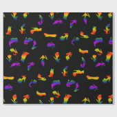 Trippy schoenen cadeaupapier (Vlak)