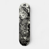 Trippy Sepia Black Persoonlijk Skateboard (Voorkant)