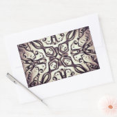 Trippy Skulls-sticker Rechthoekige Sticker (Envelop)