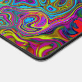 Trippy Sky Blue Abstract Retro Liquid Swirl Bureaumat (Hoek)