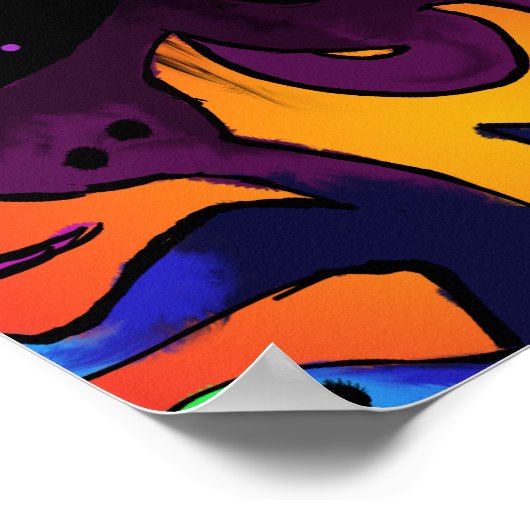 Trippy Sky Poster (Hoek)