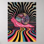 Trippy Snail Art Poster (Voorkant)