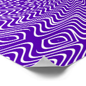 trippy spiraalvormig draai met hypnotische illusie poster (Hoek)