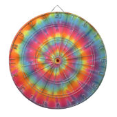 trippy spiraalvormige kleurstof dartbord (Voorkant)