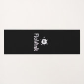 Trippy Spiral Neon Yogamat (Achterkant (horizontaal))