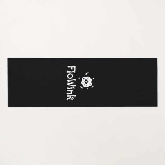 Trippy Spiral Neon Yogamat (Achterkant (horizontaal))