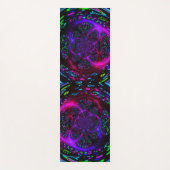Trippy Spiral Neon Yogamat (Voorkant)
