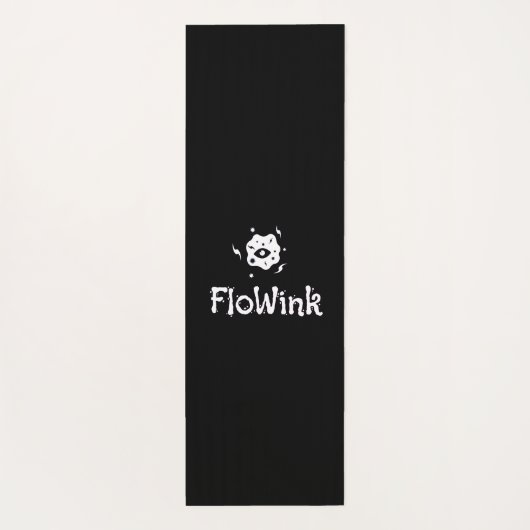 Trippy Spiral Neon Yogamat (Achterkant)