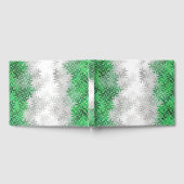 Trippy Squigggly Abstracte Grayromantic Pride Flag Gastenboek (Volledig)