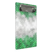 Trippy Squigggly Abstracte Grayromantic Pride Flag Mini Klembord (Schuin)